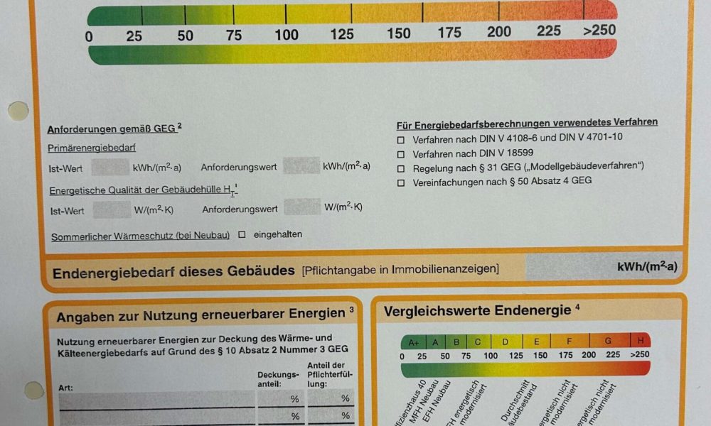 Energiesausweis Seite 2