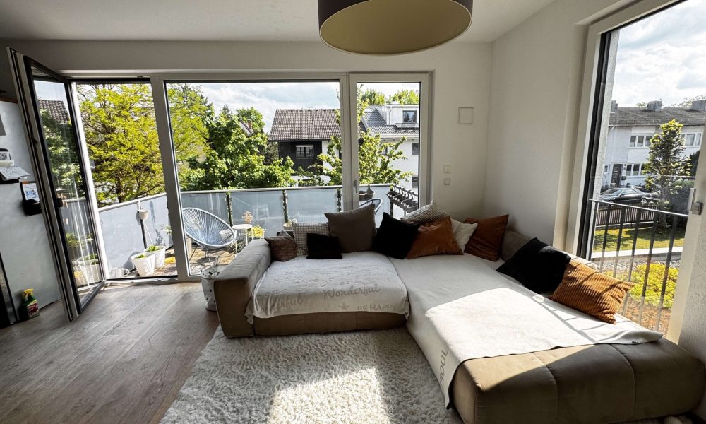 SEEBAUER | helle moderne Wohnung in Obermenzing – energieeffizient, Südbalkon, Bad mit Fenster - Foto 2